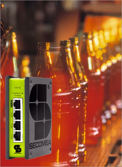 Secomea Zero-Trust Access Architecture Diagram