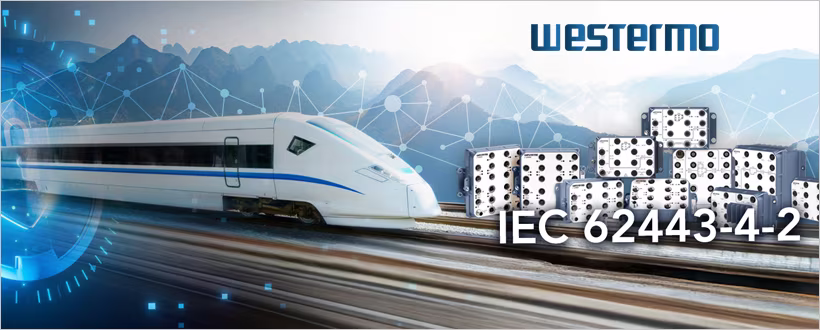 Westermo industrial switch in a rail or substation environment