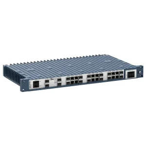 19” Rackmount Managed 10 Gigabit Industrial Ethernet Switch RedFox-7528-F4G10-F12G-T12G-LV