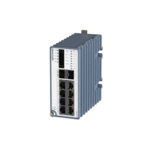 managed DIN PoE Industrial Ethernet switch Lynx-3510-F2G-P8G-LV